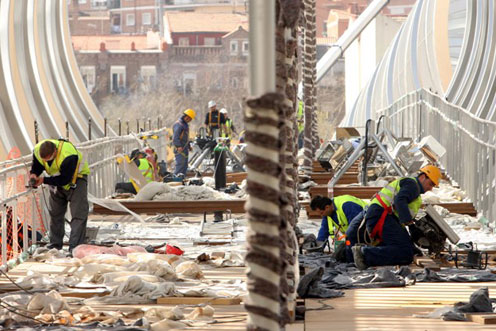 11/09/2015. Trabajadores de la construcción