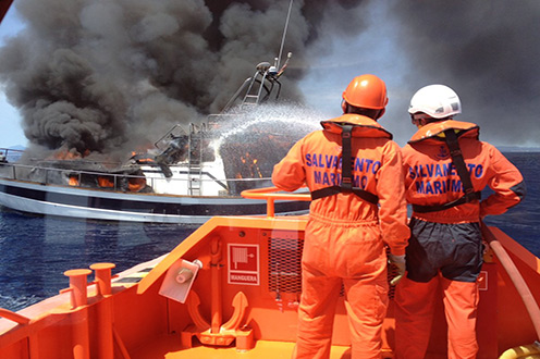 Labores de Salvamento Marítimo (Foto: Archivo)