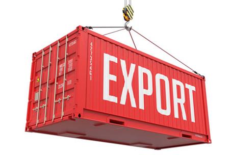 Contenedor con la palabra "Export"