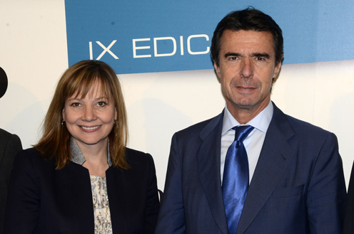 José Manuel Soria y Mary Barra