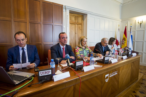 Francisco Martínez en el transcurso del acto (Foto: Ministerio del Interior)