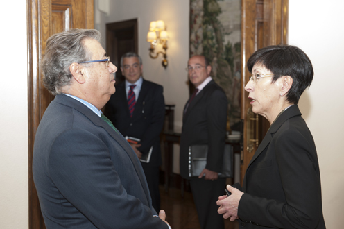 Juan Ignacio Zoido y Estefanía Beltrán (Foto: Ministerio del Interior)