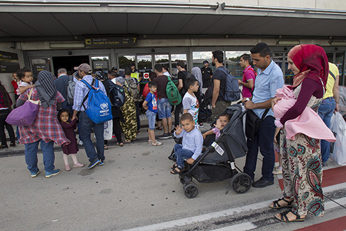 29/06/2017. Llegada de refugiados