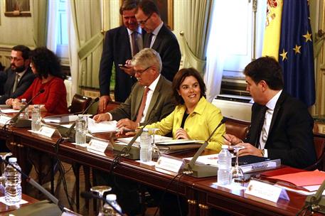 24/05/2017. Sáenz de Santamaría preside la Conferencia para Asuntos relacionados con la UE. La vicepresidenta del Gobierno y ministra de la ...
