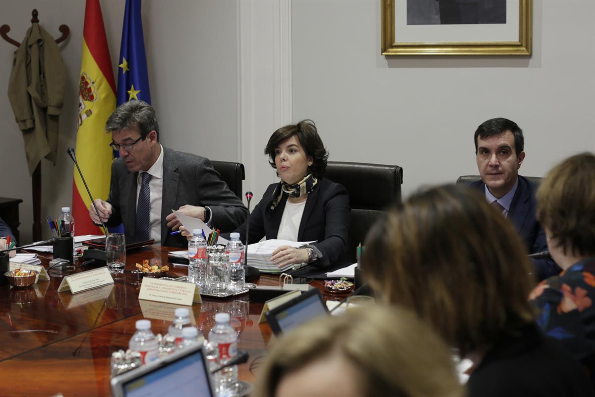 4/04/2018. Reunión de la Comisión General de Secretarios de Estado y Subsecretarios. La vicepresidenta del Gobierno y ministra de la Preside...