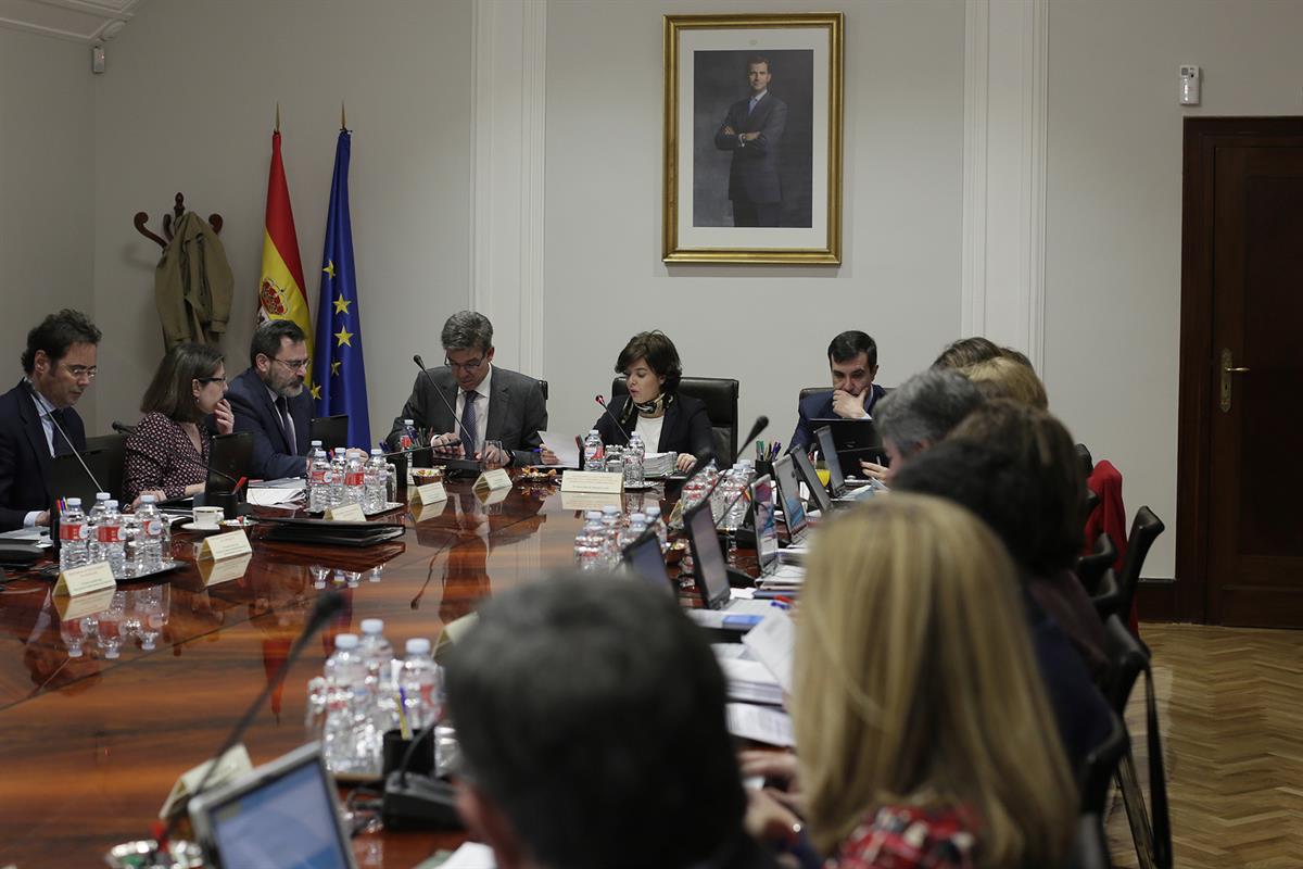 4/04/2018. Reunión de la Comisión General de Secretarios de Estado y Subsecretarios. La vicepresidenta del Gobierno y ministra de la Preside...