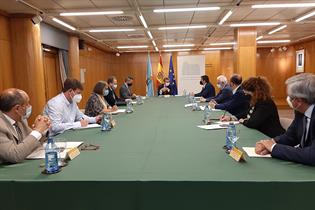 Reunión en A Coruña entre las administraciones interesadas en los futuros usos del Pazo de Meirás 