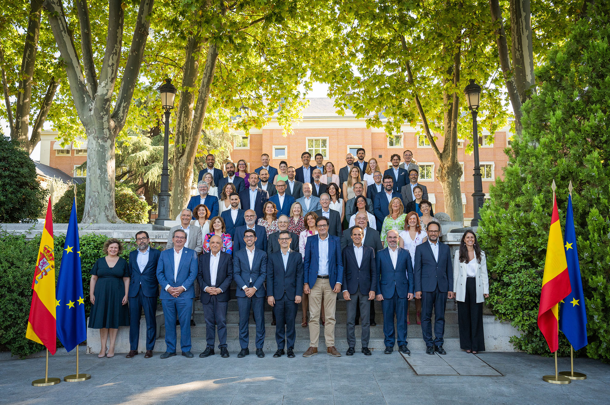 El ministro Félix Bolaños, con los secretarios de Estado y los subsecretarios