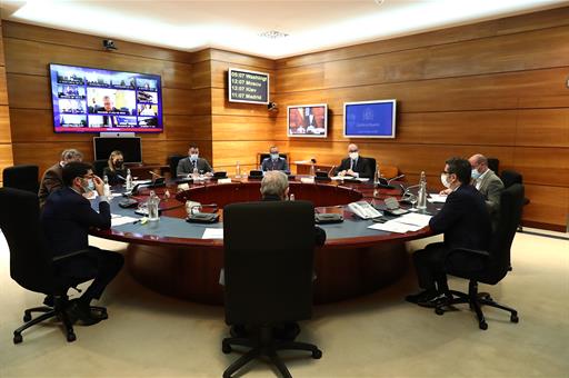 Reunión del Comité de Situación de Seguridad Nacional presidida por el ministro Félix Bolaños