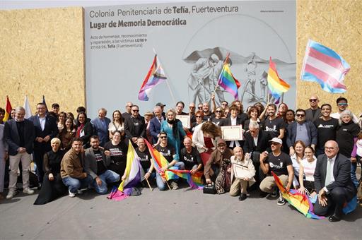 Acto para la declaración de la Colonia Agrícola Penitenciaria de Tefía (Fuerteventura) como Lugar de Memoria Democrática