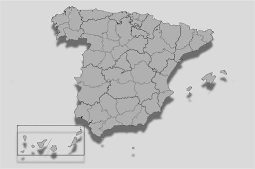 Mapa político de España