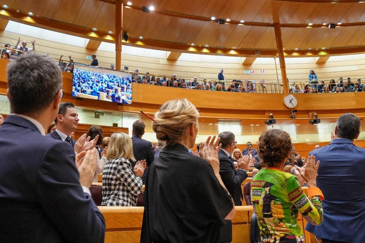 18/01/2024. Pleno extraordinario del Congreso de los Diputados celebrado en el Senado.. Pleno extraordinario del Congreso de los Diputados c...