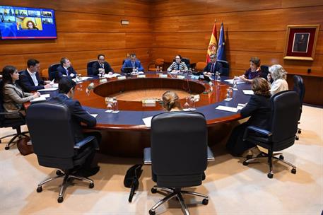 El ministro de la Presidencia, Justicia y Relaciones con las Cortes, Félix Bolaños, preside el Comité de Situación