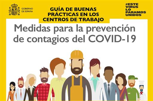 10/04/2020. Logo cartel de la campaña Seguridad en el trabajo