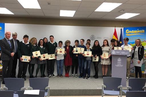 Carcedo en la entrega de los  Premios Consumópolis 14