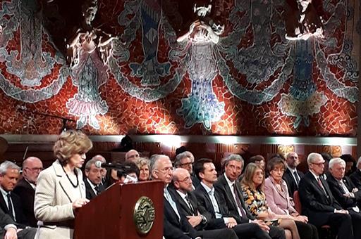 La ministra Carcedo, en la entrega de los premios Avedis Donabedian a la Calidad