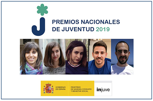 Foto de los galardonados con los Premios Nacionales de Juventud 2019 