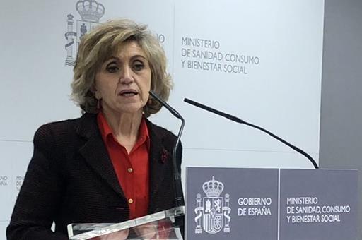 La ministra de Sanidad, Consumo y Bienestar Social, María Luisa Carcedo