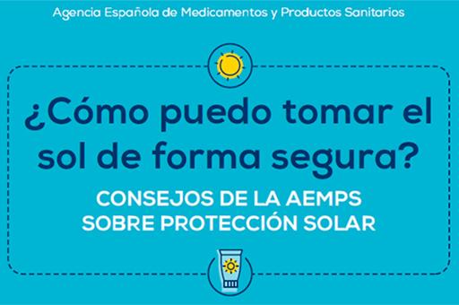 Cartel de 'Disfruta del verano con salud'