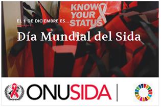 Cartel del Día Mundial de lucha contra el SIDA de ONUSIDA