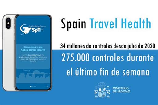 Sistema de gestión de los controles sanitarios de entrada a España 'Spain Travel Health'