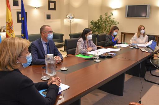 La ministra Carolina Darias preside la reunión del Consejo Interterritorial del SNS