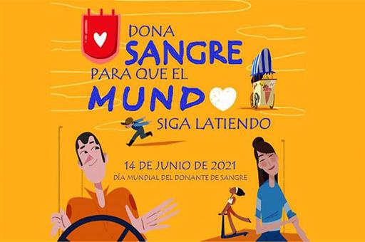 Cartel del Día Mundial del Donante