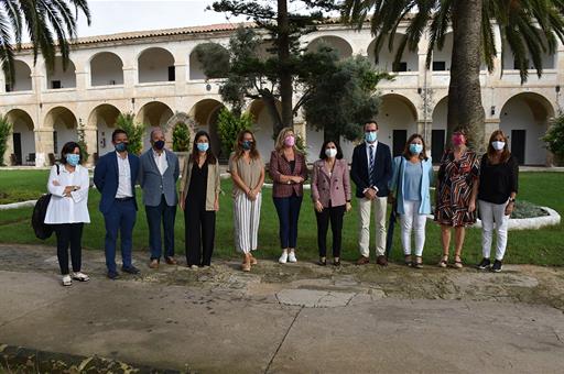 La ministra Carolina Darias, en la XXXII Escuela de Salud Pública de Mahón