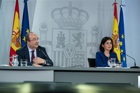 28/01/2021. Rueda de prensa tras la reunión del Consejo Interterritorial del Sistema Nacional de Salud