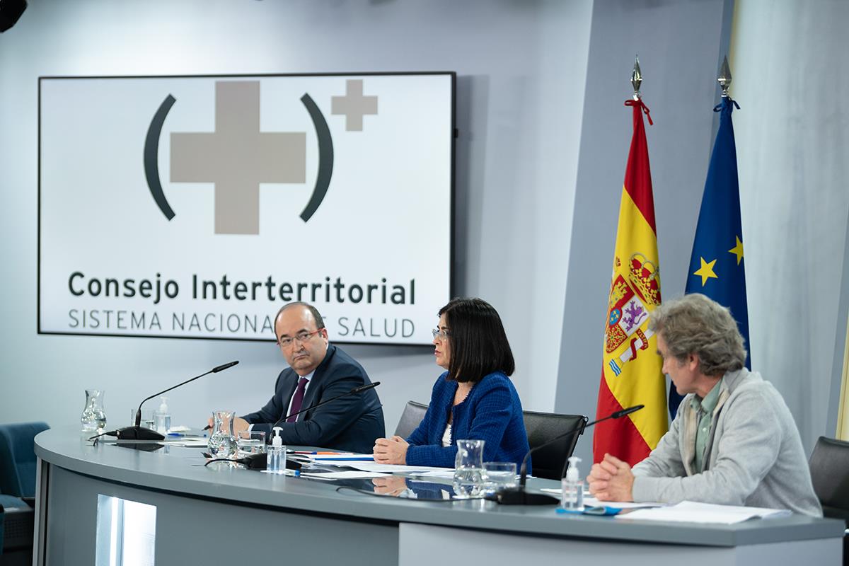 28/01/2021. Reunión plenaria del Consejo Interterritorial del Sistema Nacional de Salud