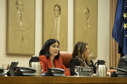 La ministra Darias comparece en la Comisión de Sanidad y Consumo del Congreso de los Diputados