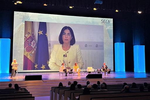 19/10/2022. La ministra Carolina Darias participa en el acto inaugural del XXXVIII Congreso de la Sociedad Española de Calidad Asistencial (SECA)