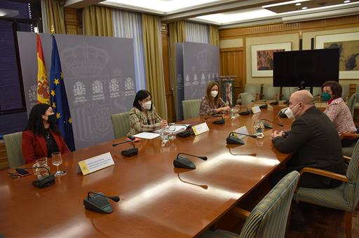 Reunión de Carolina Darias con el Comité Español de Representantes de Personas con Discapacidad