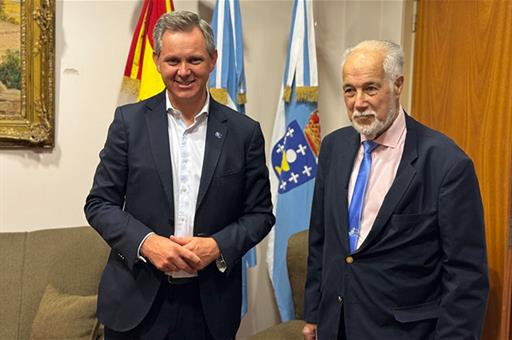 El ministro de Sanidad en funciones, José Miñones, durante el encuentro mantenido con españoles residentes en Argentina