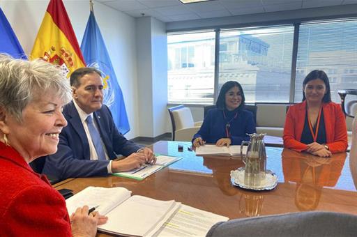 6/03/2023. The Minister for Health meets with the management team of the Pan American Health Organization. The Minister for Health, Carolina...