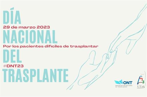 Cartel del Día Nacional del Trasplante 2023