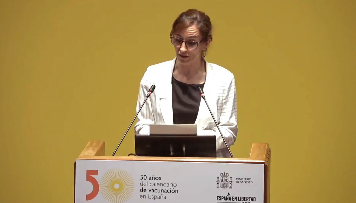 La ministra en el evento