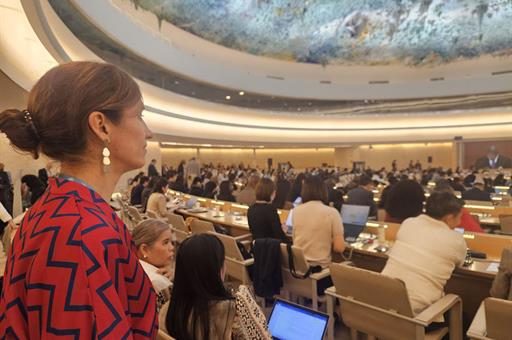 La ministra en el evento