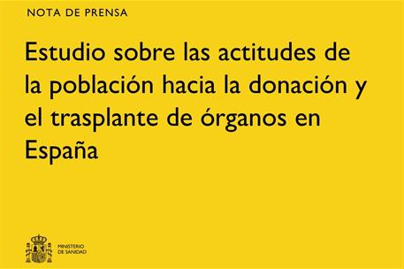 3/06/2026. Cartela sobre el Estudio sobre las actitudes hacia la donación y trasplante de órganos