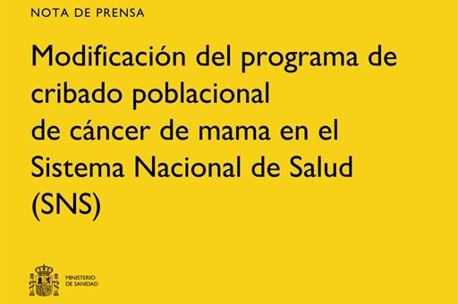 Ampliación grupos edad cribado cáncer mama