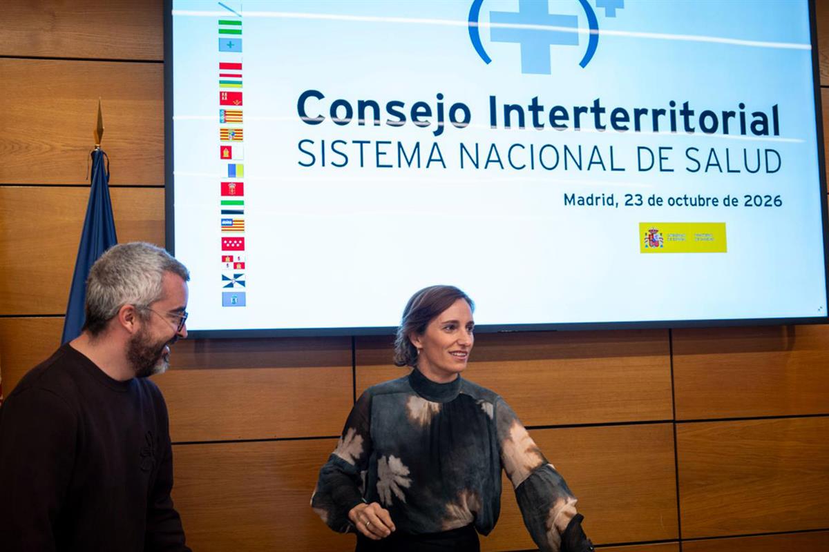 La ministra de Sanidad, Mónica García, preside la reunión del Consejo Interterritorial del Sistema Nacional de Salud