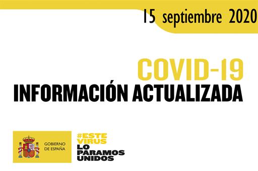 Cartel información actualizada COVID-19