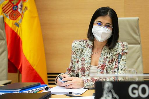 La ministra de Sanidad, Carolina Darias