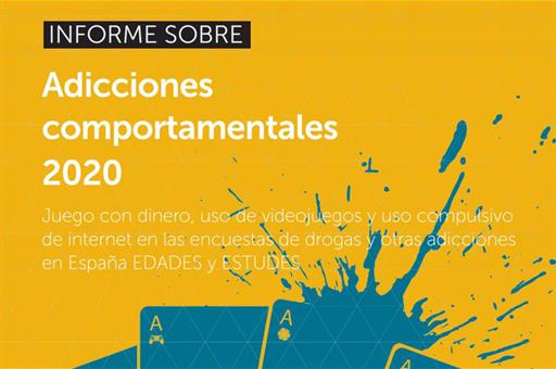 Cartel: Informe sobre adicciones comportamentales 2020