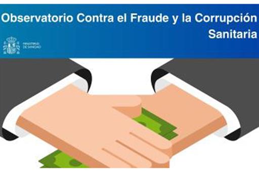 Cartel del Observatorio contra el Fraude y la Corrupción Sanitaria.