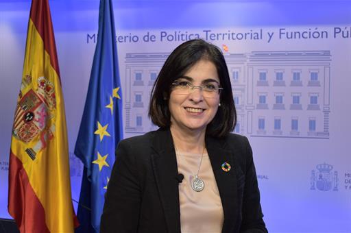 La ministra de Política Territorial y Función Pública, Carolina Darias
