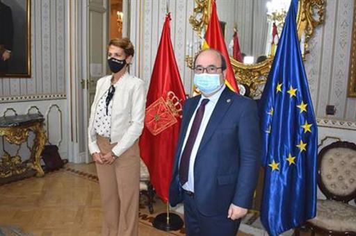 María Chivite y Miquel Iceta