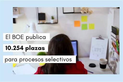 El BOE publica 10.254 plazas para procesos selectivos