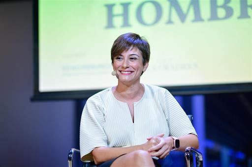 Isabel Rodríguez durante el acto