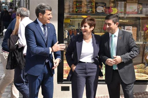 La ministra de Política Territorial y Portavoz del Gobierno, Isabel Rodríguez, durante su visita a Jaen